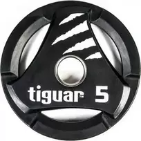 Olimpiniai PU svarmenys TIGUAR® (1.25-25kg) (Svoris: 5kg)