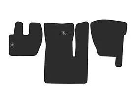 Kilimėliai ARS Renault PREMIUM (LO) 2005+ 3p - Dangos tipas 1074j - smėlinė /apsiūta juostele