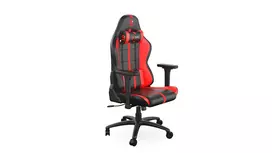 Žaidimų kėdė SPC Gear SR400 RD Gaming Chair, Juoda-raudona