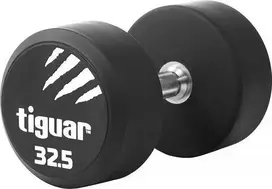 Profesionalus PU svarmuo / hantelis TIGUAR 1–70 kg (Svoris: 32.5kg)