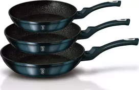 Berlinger Haus keptuvė Metallic Line Aquamarine Edition 20 24 28cm rinkinys