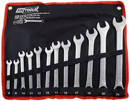 AW-Tools Kombinuotų raktų komplektas AWTools AW40115; 8-24 mm; 12 vnt.