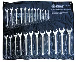 Mega Klucz Kombinuotų raktų rinkinys, 25 vnt., 6–32 mm, dėkle