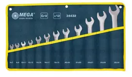 Mega Klucze Atviri raktai 12 vnt. (6 * 7 - 30 * 32 mm), CV