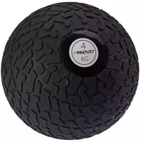 Svorinis kamuolys AVENTO 42DI 4kg D23cm Juodas/sidabrinis mėtymui