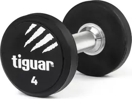 Profesionalus PU svarmuo / hantelis TIGUAR 1–70 kg (Svoris: 4kg)
