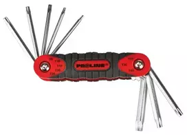 Torx T9-T40 raktai su mova, 8 vnt. rinkinys, VNT Proline