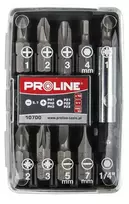 Zestaw Rinkinys „Proline“ antgalių rinkinys su magnetiniu laikikliu (ph, pz, hex, plokšti) 10 vnt.
