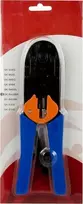 Modulinis įrankis, skirtas 4/6/8-pin, su pjaustytuvu / nuėmikliu, metalo / plastiko DELTACOIMP mėlynos / juodos / oranžinės spalvos / VK-16