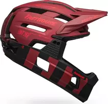 Bell Šalčio pilnas veidas BELL SUPER AIR RMOS SPHERIFINĖ matinė raudona juoda židinio roz. L (59-63 cm) (NEW)