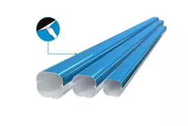 Standus kanalas kondicionieriaus vamzdžiams Tecnosystemi, Excellens TP, New-Line TP100-EXC 2000x98x73 baltas su apsaugine plevele