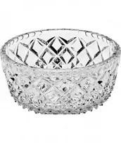 Crystal Bohemia Bohemia dubuo 11,6cm raižyto stiklo, žemas