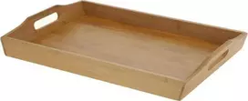 Excellent Houseware Serviravimo padėklas bambukinė 43x29x5 cm