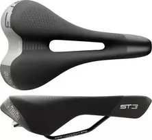 Selle Italia SELLE ITALIA SPORTORESCE ST 3 SUPERFLOW S (id rungtynės - S3) Fec Alloy 7x9, soft- tek, juoda (NEW)
