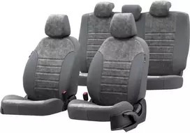 Otom Milano sėdynių užvalkalai (eko oda, medžiaginiai) Nissan Navara III D-40 2005-2014m.