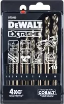 Grąžtas Grąžtų komplektas metalui DeWalt DT5935-QZ; 1-10 mm; 10 vnt.