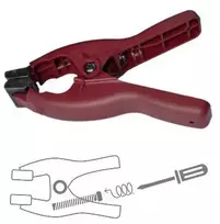 Momentinis staliaus spaustuvas 11.5cm bendras ilgis iki 3cm. apžiojimas Iki 20kg.suspaudimo jėgos reguliavimas, PIHER