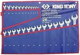 Raktų rinkinys King Tony 1226MRN; 6-32 mm; 26 vnt.