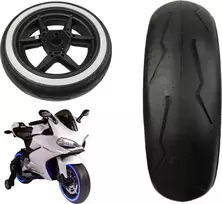 Priekinis ratas akumuliatoriniam motociklui Lean Cars SX1628, 30x8 cm