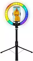LogiLink Asmenukių lazda išmanusis telefonas-Ringlicht m.Selfie-Stick-Stativ,DM 20cm