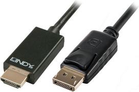 Cable Lindy DisplayPort - HDMI 2m black (41717)