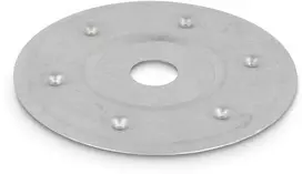 Rawlplug MKC Metalinė prispaudimo plokštė, išorinis skersmuo 85 mm, vidinis skersmuo 14 mm, storis 0,5 mm, nerūdijantis plienas - 0,25 ts