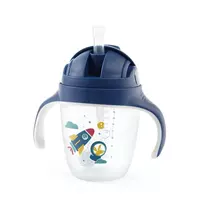 Baby Ono BabyOno neišsiliejantis puodelis, mėlynas, 240 ml, 1464/02