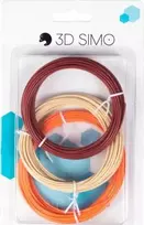 3DSimo Filament PLA Rinkinys kolorów - ruda, skóra, oranžinė (G3D3107)