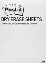 Post-it Dry- boused folija POST-IT ® Dry Trina (DefpicL- EU), 28x39cm, 15ark., balta