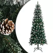 Dirbtinė Kalėdų eglutė su stovu, žalios spalvos, 240cm, PVC