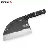„Samura MadBull“ serbų kirvis smulkintuvas 3x110x180 mm su Marbe Carbon G10 rankena Aus-8 60 HRC