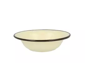 CREAM Emaliuotas dubuo 7,45 l, skersmuo 36 cm, aukštis 11,3 cm, kreminės spalvos