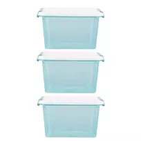 Orplast „Arcticline“ 3 kvadratinių maisto indelių rinkinys, 1,15 l, 15 x 15 x 8,5 cm
