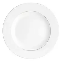 Porcelianinė pietų lėkštė MariaPaula Classic Gold, baltos sp., ø 26 cm