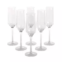 Rubin šampano taurių rinkinys, 6 vnt., po 220 ml