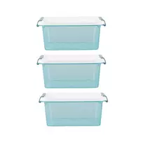 Orplast „Arcticline“ 3 kvadratinių maisto indelių rinkinys, 0,85 l, 15 x 15 x 6,5 cm