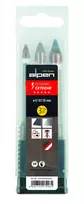 ALPEN Keramo Extreme  keraminių plytelių ir stiklo grąžtų rinkinys 3 vnt. [0000300003100] 6/8/10 mm