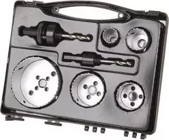 Wolfcraft BiM skylių pjūklų rinkinys 25 - 83 mm - sanitarinei įrangai