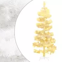 Kalėdų eglutė su stovu, balta, 150cm, PVC, spiralės formos