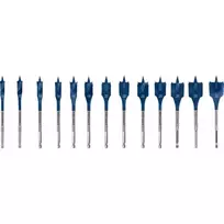 Bosch „EXPERT Self Cut Speed“ plunksninių grąžtų rinkinys 10 / 12 / 13 / 14 / 16 / 18 / 20 / 22 / 24 / 25 / 28 / 30 / 32 mm 13 vnt. (2608900336)