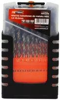Grąžtas AW-Tools AWTOOLS GRĄŽIAI METALUI 1,0-10,0 mm / KOBALTAS / RINKINYS 19 VIENŲ