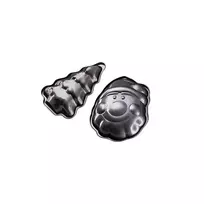 Rinkinys 2 ŚWIĄTECZNYCH FOREMEK DO PIECZENIA CIASTEK BERLINGER HAUS CARBON PRO BH-6950