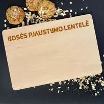 Graviruota medinė pjaustymo lentelė "Bosės pjaustymo lentelė"