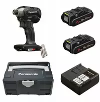 Panasonic Smūginis vairuotojas 18V EY76A1 + Systainer + 2x 3.0Ah + įkroviklis