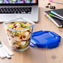 Karščiui atsparus indas su dangteliu Cook & 12 x 12 cm 0,8 l PYREX puodas
