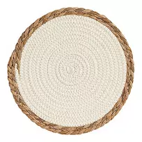 „Bigbuy Home“ stalo padėkliukai Baltas Raudona Fiber (30 cm)