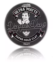 Dapper Dan Ultra Matte Super Hold Clay Itin stiprios fiksacijos matinis modeliavimo molis, 50 ml