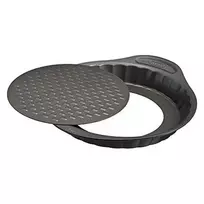 Pyrex Asimetria kepimo forma, 30 cm, anglinio plieno, ruda