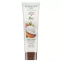 Farouk „Biosilk Silk Therapy“ kokosų aliejaus formavimo kremas garbanotiems plaukams (148 ml)