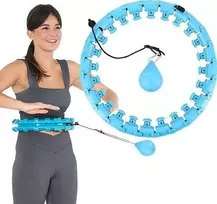 Mėlyna HHW01 HULA HOOP Mėlynas WITH WEIGHT HMS